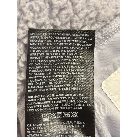 THE NORTH FACE‎ Girls' Oso Fleece Full-Zip Hooded Jacket, Dusty Periwinkle XS/6 - Picture 9 of 9